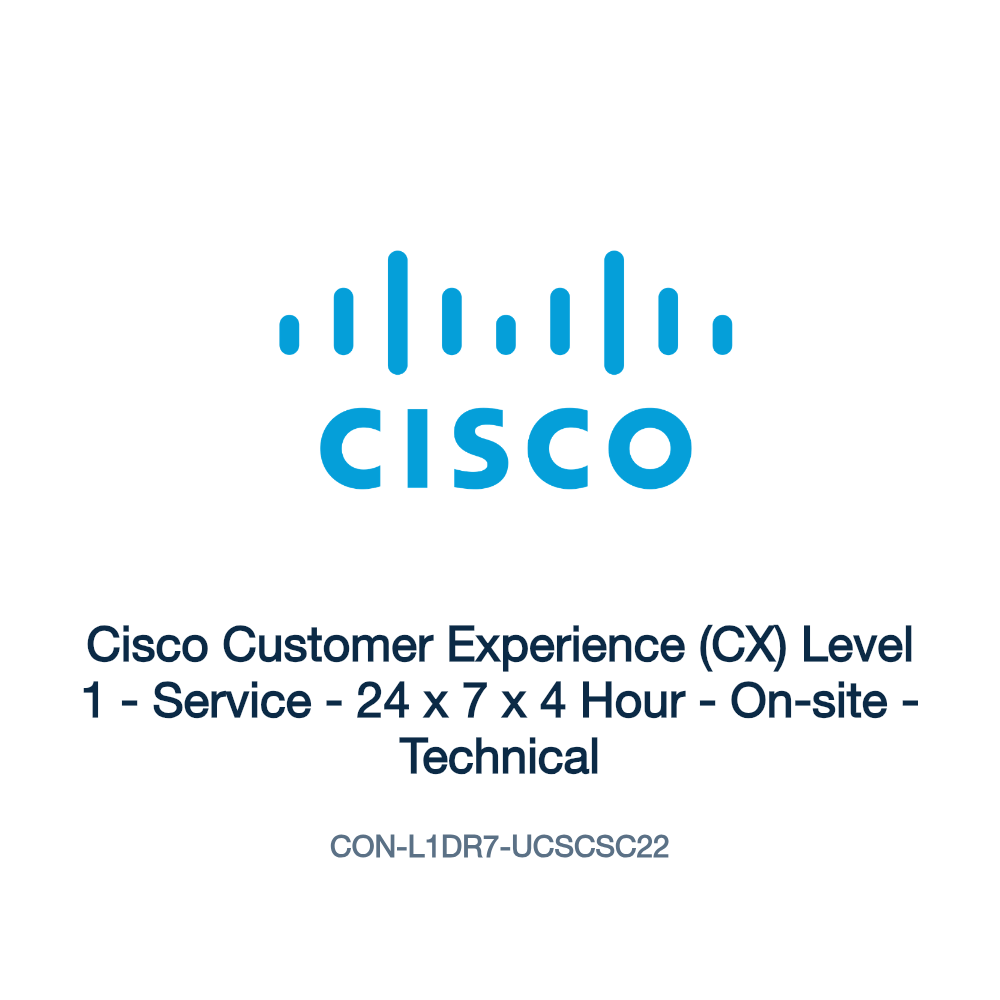CON-L1DR7-UCSCSC22: Cisco Customer Experience (CX) Level 1