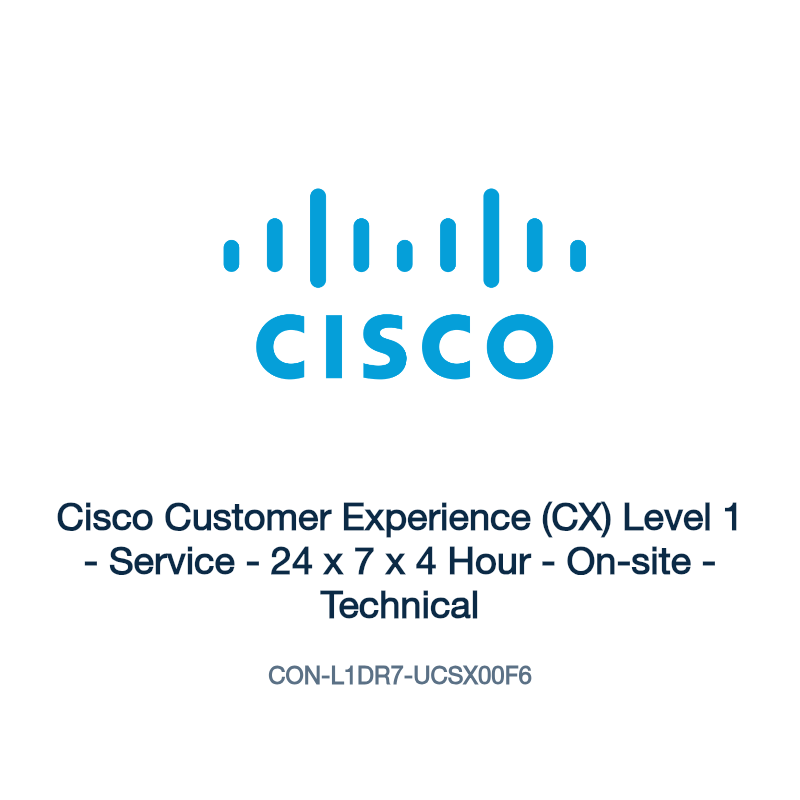 CON-L1DR7-UCSX00F6: Cisco Customer Experience (CX) Level 1