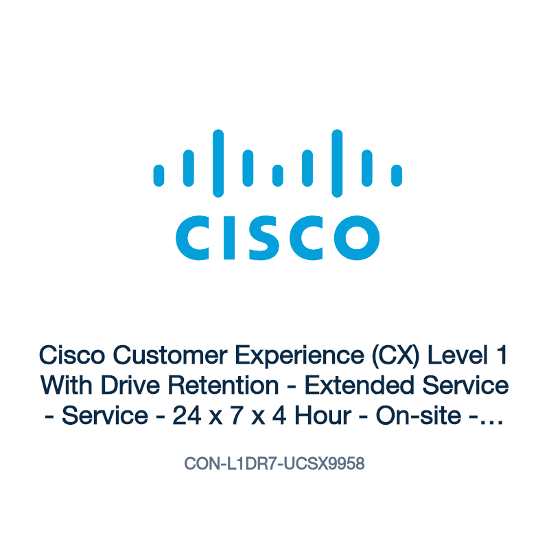 CON-L1DR7-UCSX9958: Cisco Customer Experience (CX) Level 1 With Drive Retention