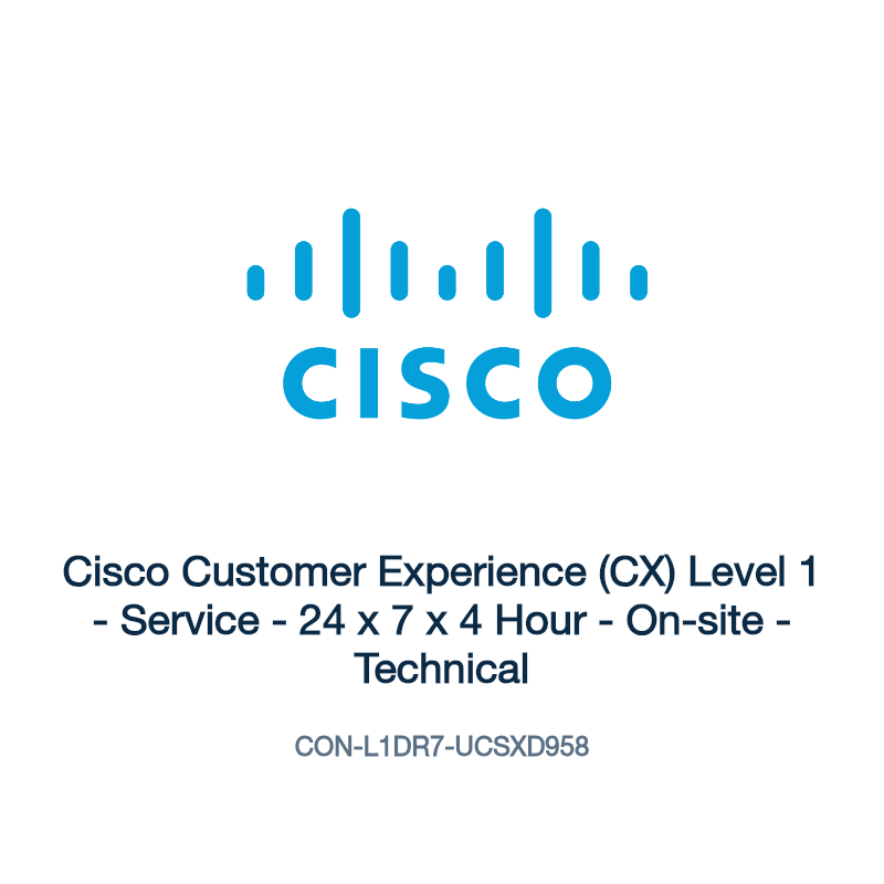 CON-L1DR7-UCSXD958: Cisco Customer Experience (CX) Level 1