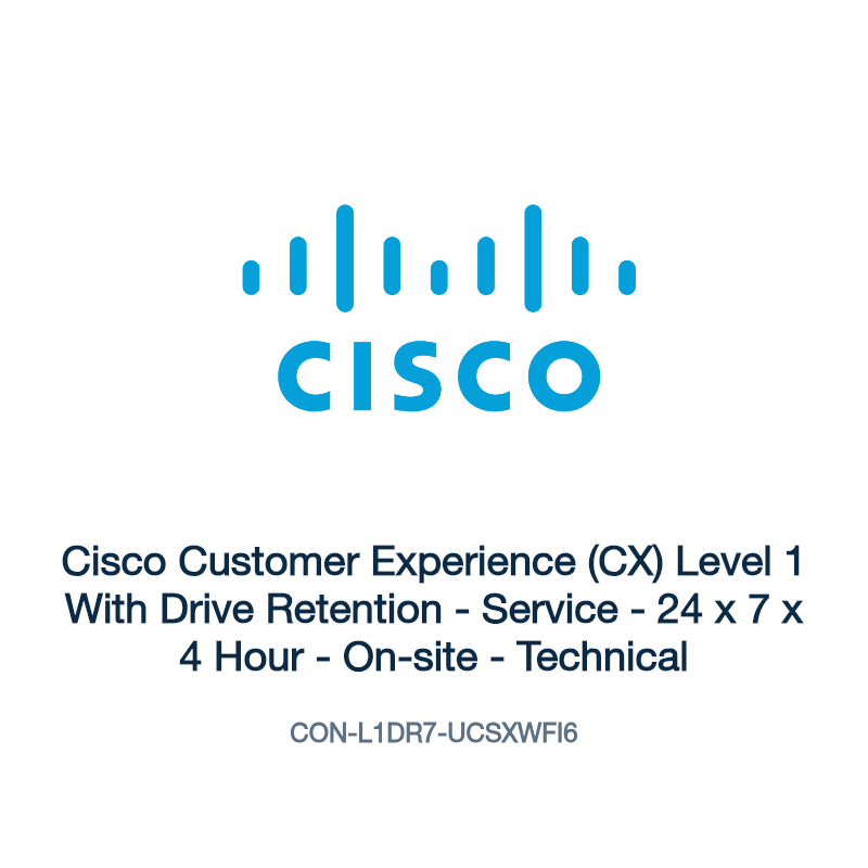 CON-L1DR7-UCSXWFI6: Cisco Customer Experience (CX) Level 1 With Drive Retention