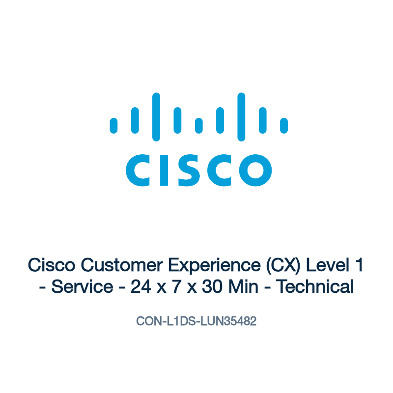 CON-L1DS-LUN35482: Cisco Customer Experience (CX) Level 1