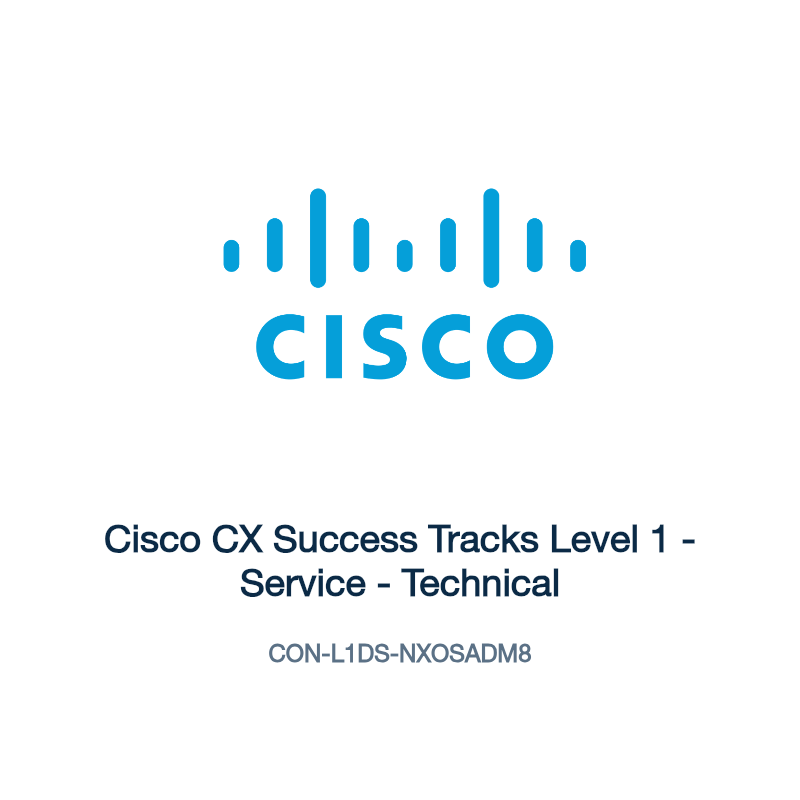 CON-L1DS-NXOSADM8: Cisco CX Success Tracks Level 1