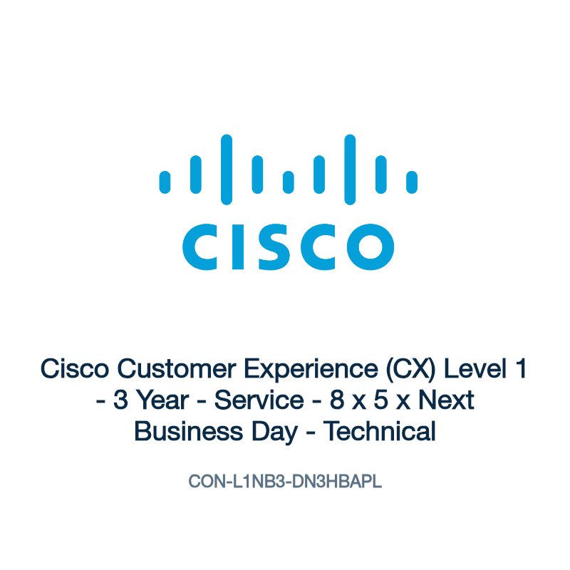 CON-L1NB3-DN3HBAPL: Cisco Customer Experience (CX) Level 1
