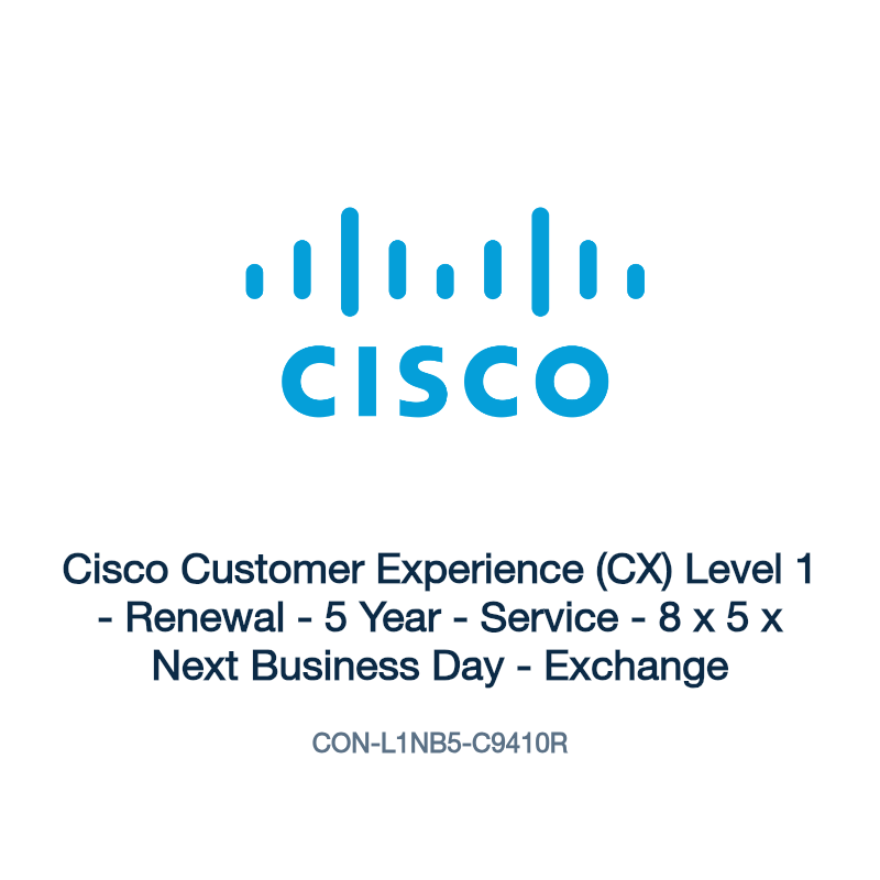 CON-L1NB5-C9410R: Cisco Customer Experience (CX) Level 1