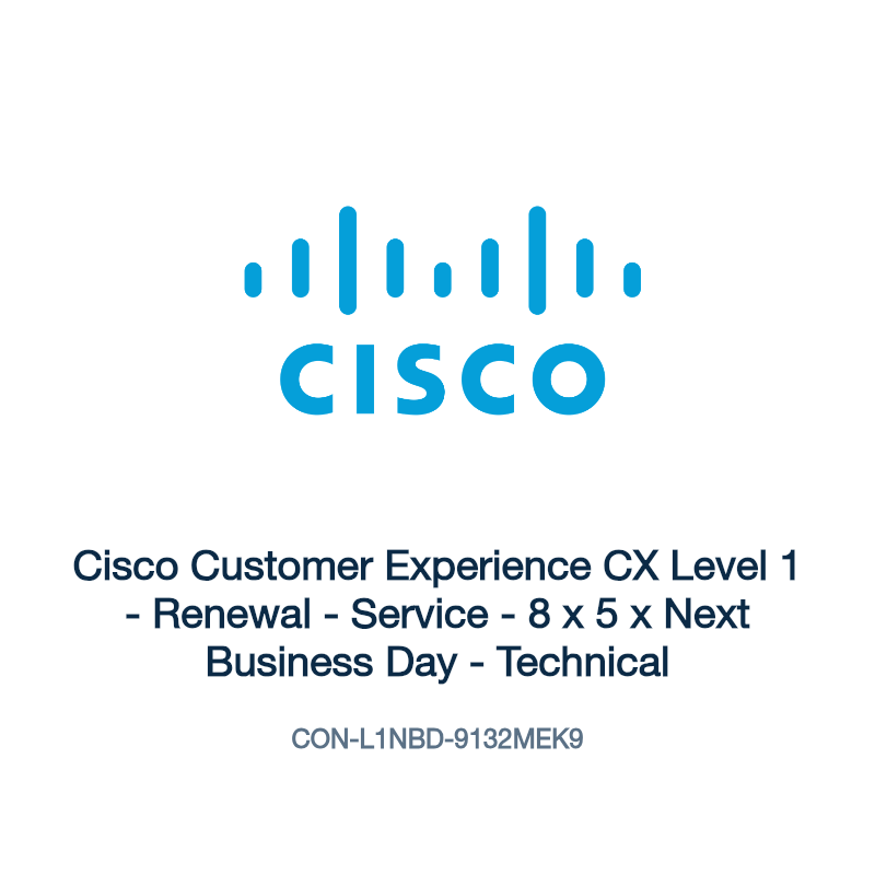 CON-L1NBD-9132MEK9: Cisco Customer Experience CX Level 1