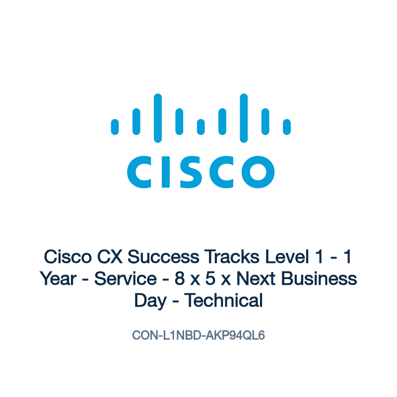 CON-L1NBD-AKP94QL6: Cisco CX Success Tracks Level 1