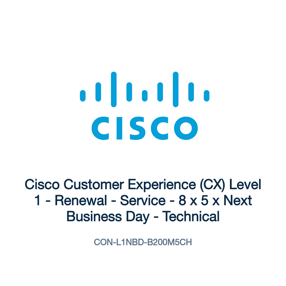 CON-L1NBD-B200M5CH: Cisco Customer Experience (CX) Level 1
