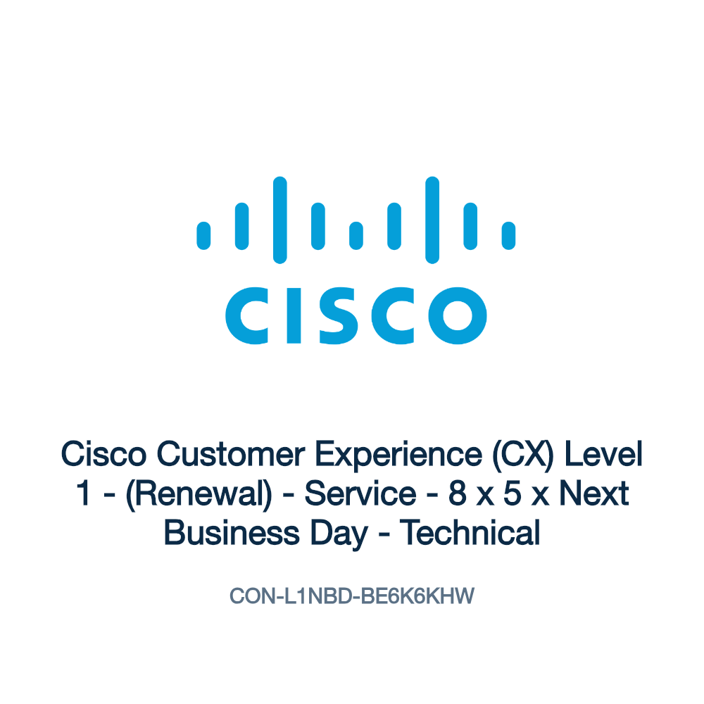 CON-L1NBD-BE6K6KHW: Cisco Customer Experience (CX) Level 1