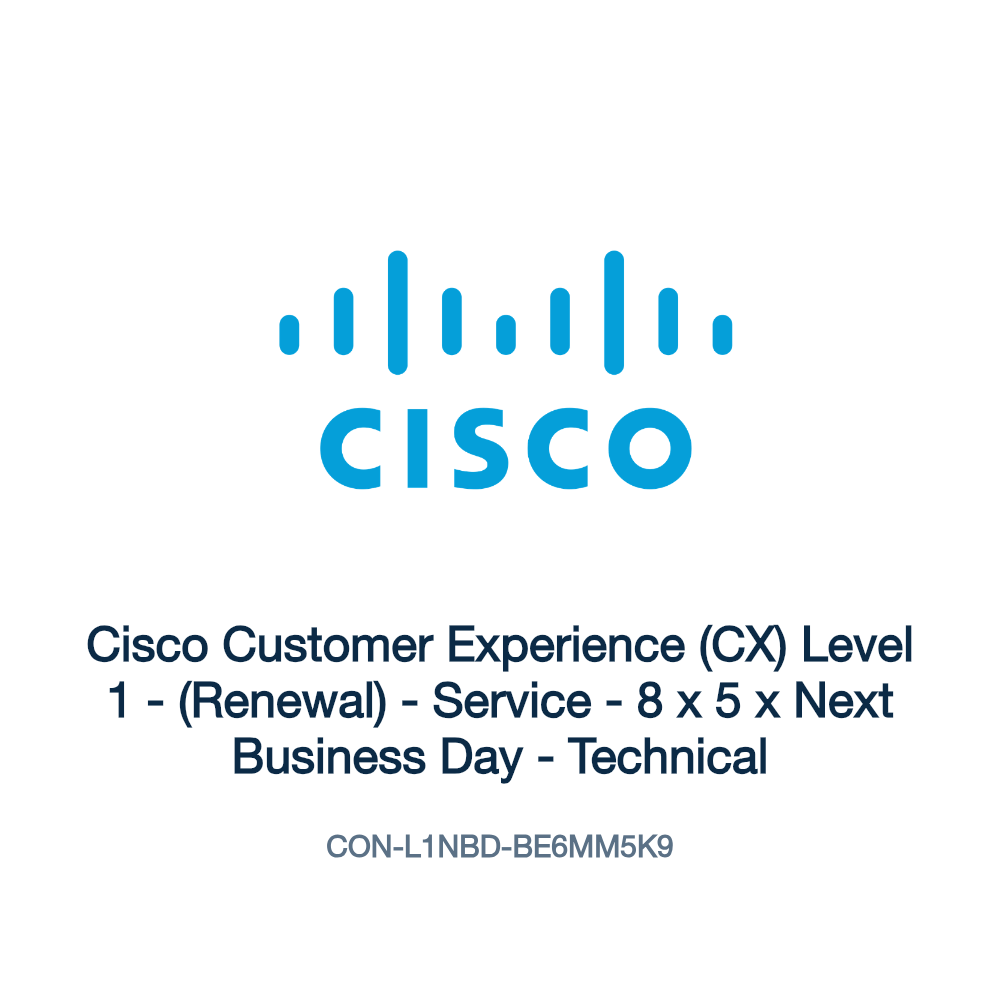 CON-L1NBD-BE6MM5K9: Cisco Customer Experience (CX) Level 1