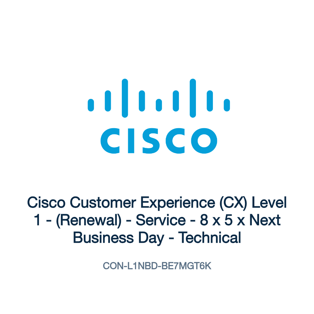 CON-L1NBD-BE7MGT6K: Cisco Customer Experience (CX) Level 1