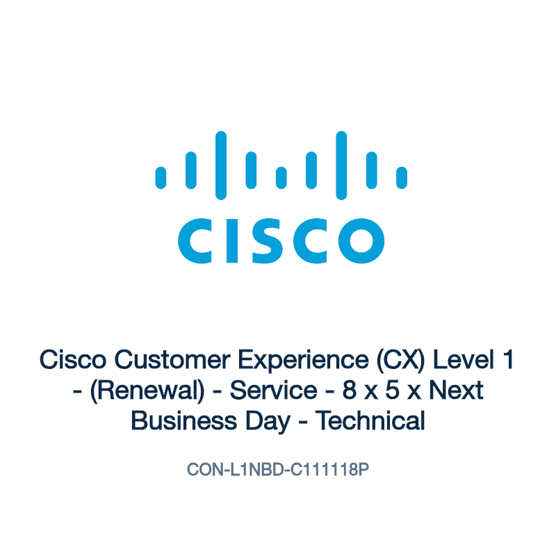 CON-L1NBD-C111118P: Cisco Customer Experience (CX) Level 1