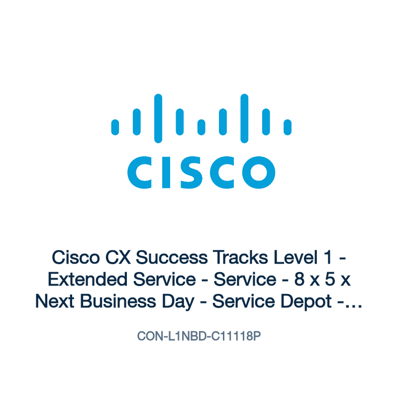 CON-L1NBD-C11118P: Cisco CX Success Tracks Level 1