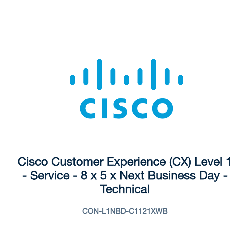 CON-L1NBD-C1121XWB: Cisco Customer Experience (CX) Level 1