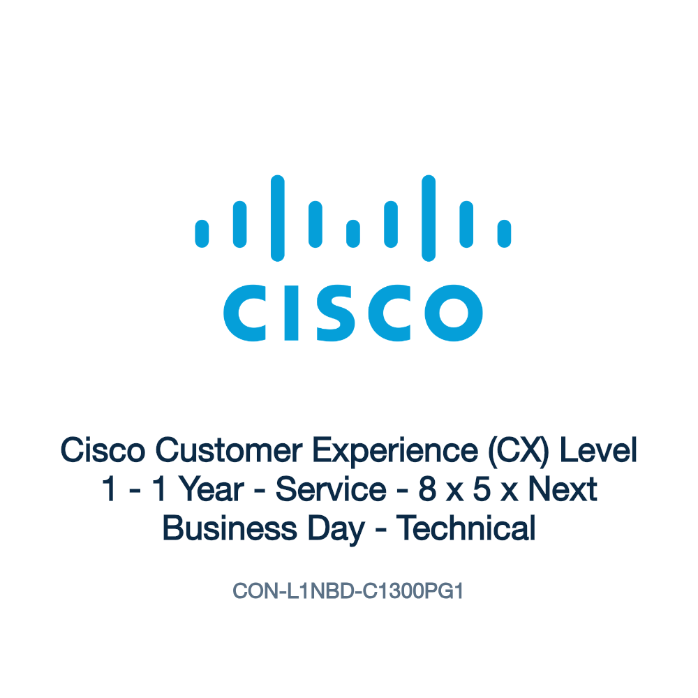 CON-L1NBD-C1300PG1: Cisco Customer Experience (CX) Level 1