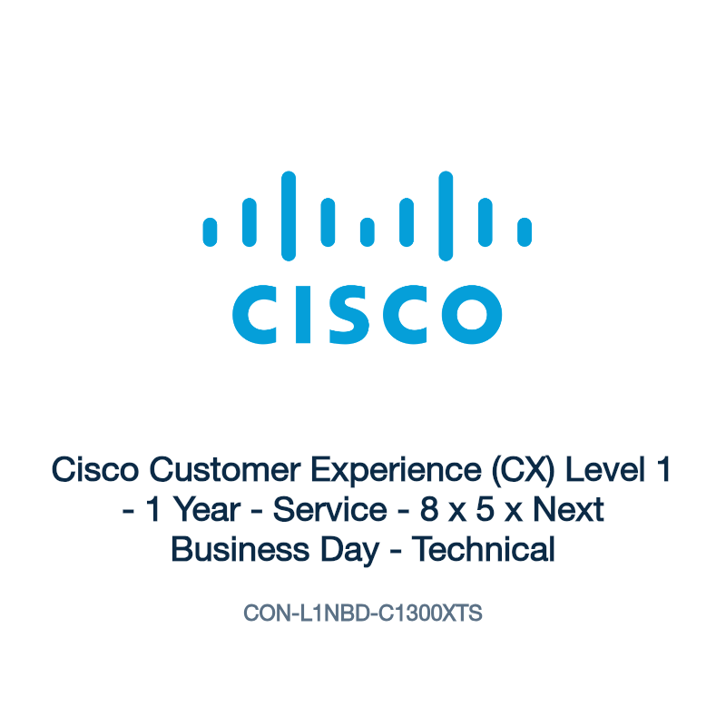CON-L1NBD-C1300XTS: Cisco Customer Experience (CX) Level 1