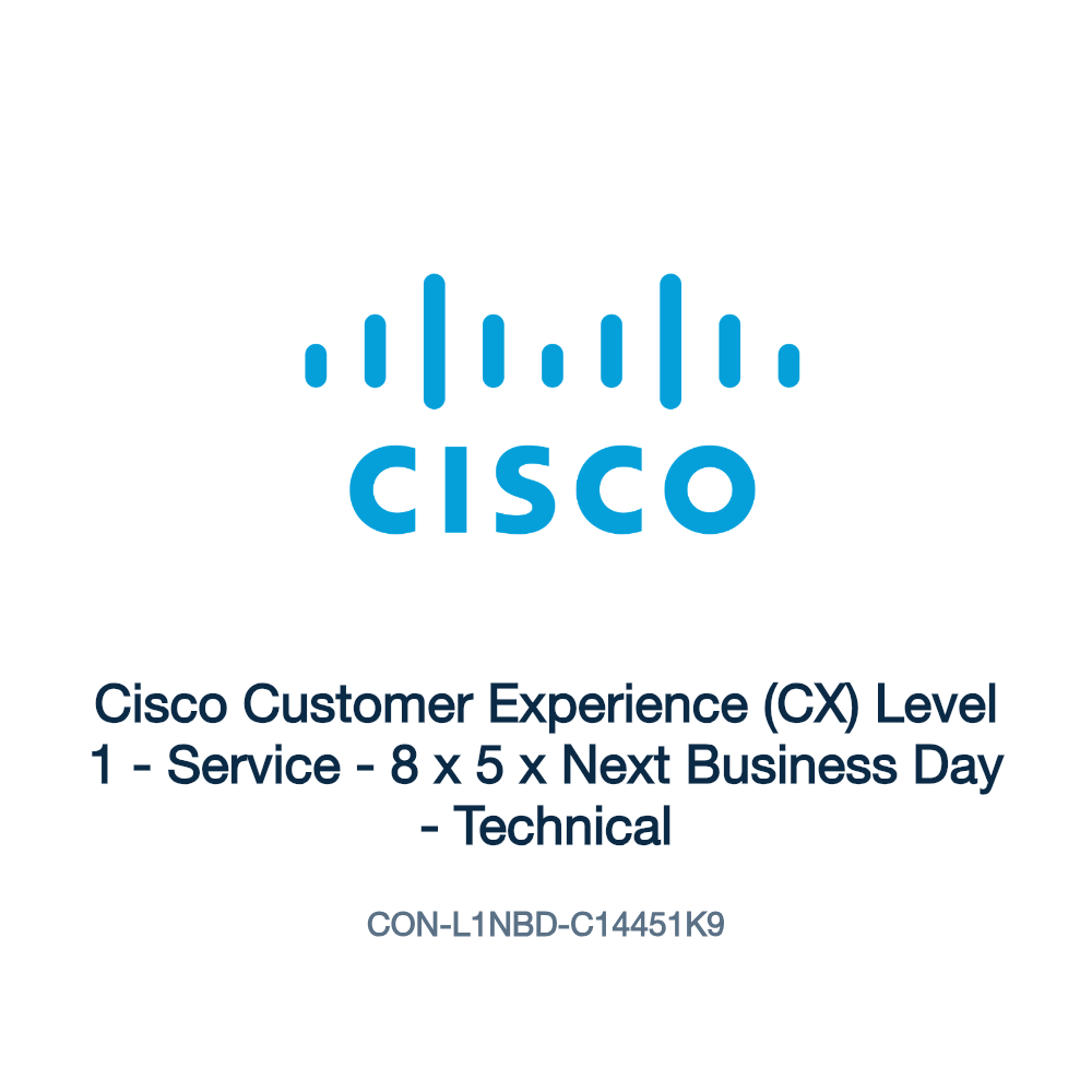 CON-L1NBD-C14451K9: Cisco Customer Experience (CX) Level 1
