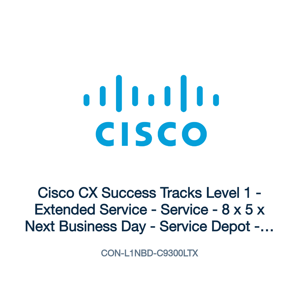CON-L1NBD-C9300LTX: Cisco CX Success Tracks Level 1