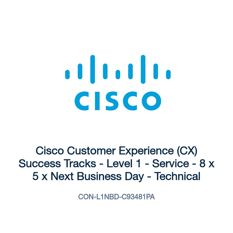 CON-L1NBD-C93481PA: Cisco Customer Experience (CX) Success Tracks