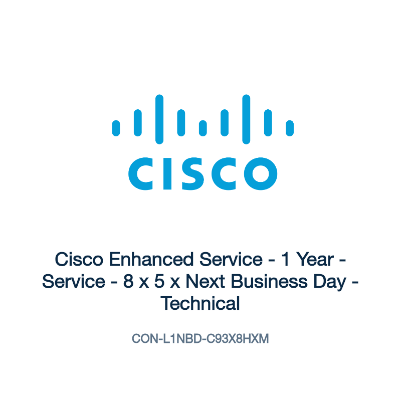 CON-L1NBD-C93X8HXM: Cisco Enhanced Service