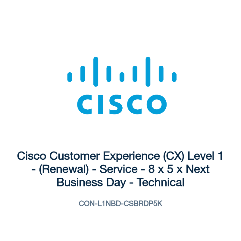 CON-L1NBD-CSBRDP5K: Cisco Customer Experience (CX) Level 1