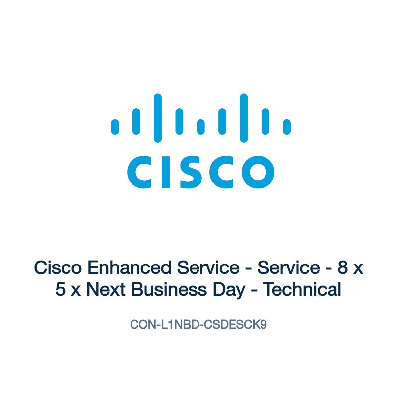 CON-L1NBD-CSDESCK9: Cisco Enhanced Service