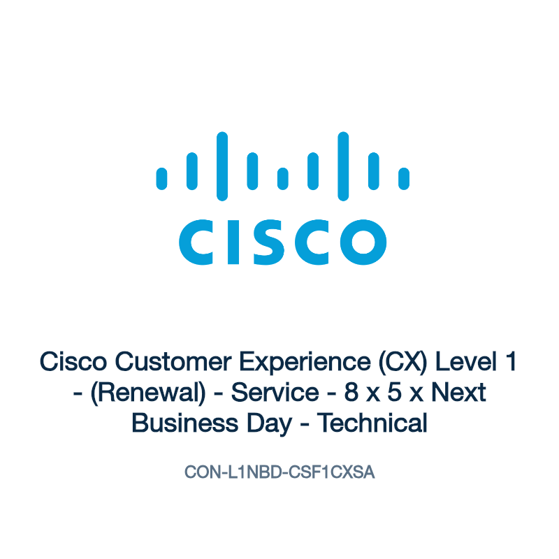 CON-L1NBD-CSF1CXSA: Cisco Customer Experience (CX) Level 1