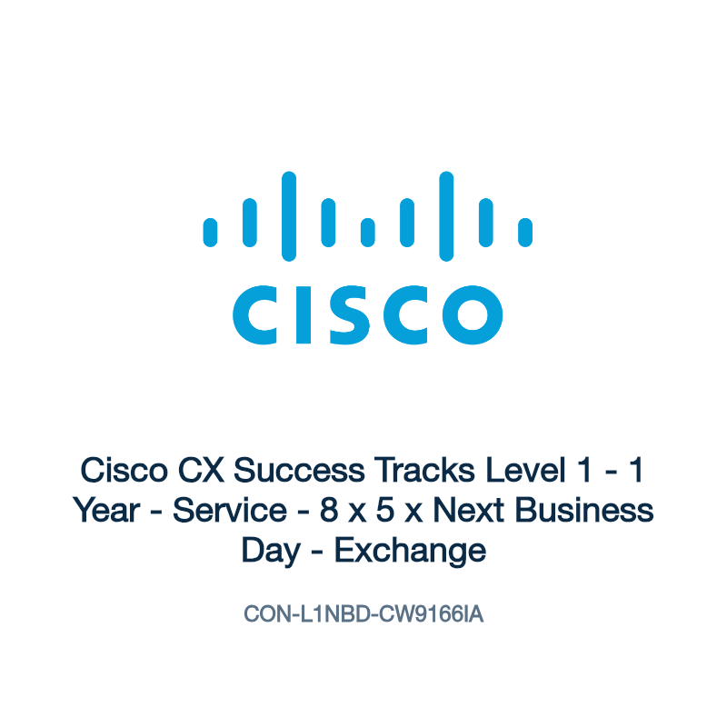 CON-L1NBD-CW9166IA: Cisco CX Success Tracks Level 1