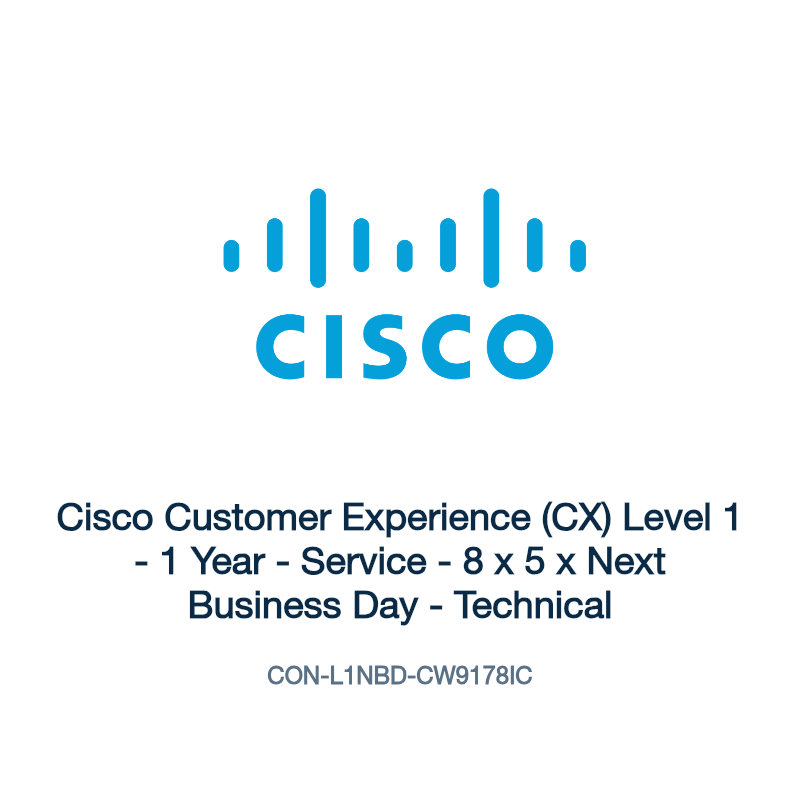 CON-L1NBD-CW9178IC: Cisco Customer Experience (CX) Level 1