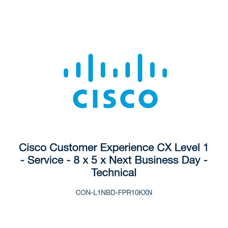 CON-L1NBD-FPR10KXN: Cisco Customer Experience CX Level 1