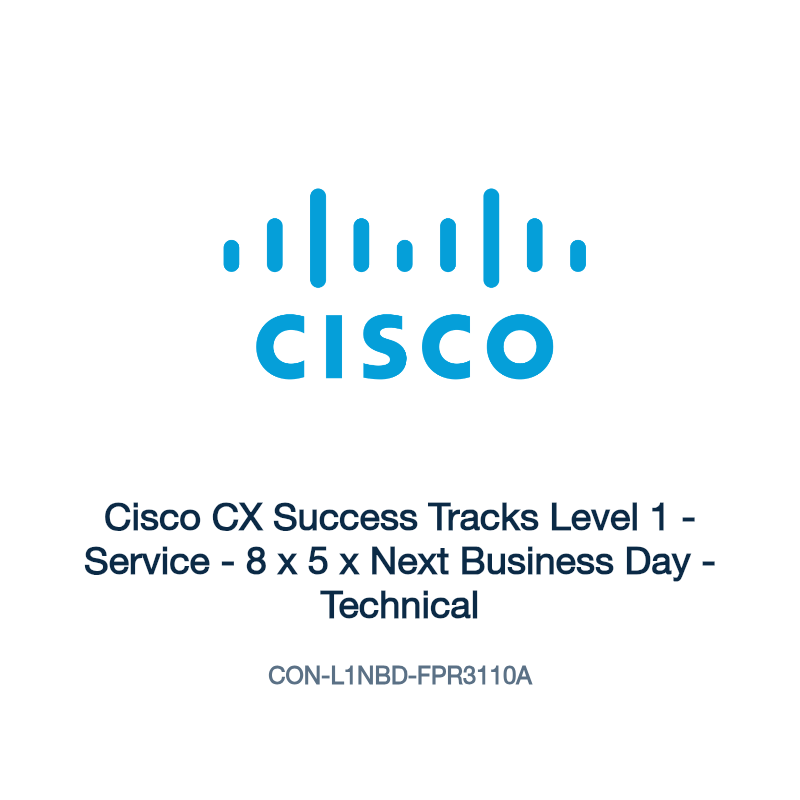 CON-L1NBD-FPR3110A: Cisco CX Success Tracks Level 1