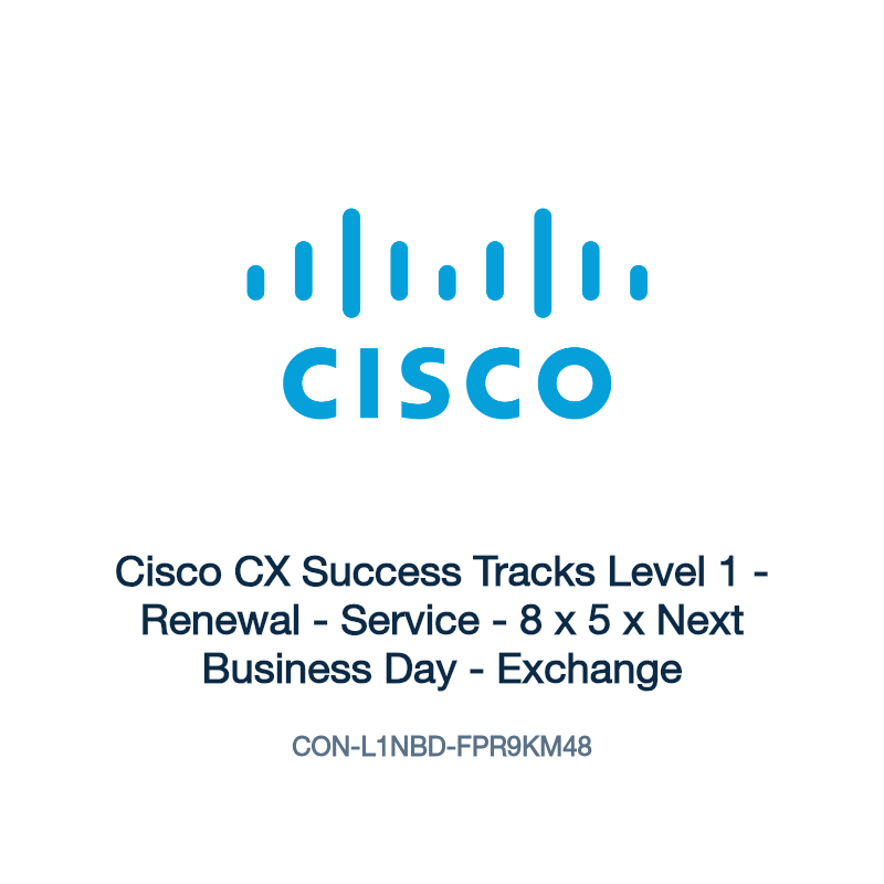 CON-L1NBD-FPR9KM48: Cisco CX Success Tracks Level 1