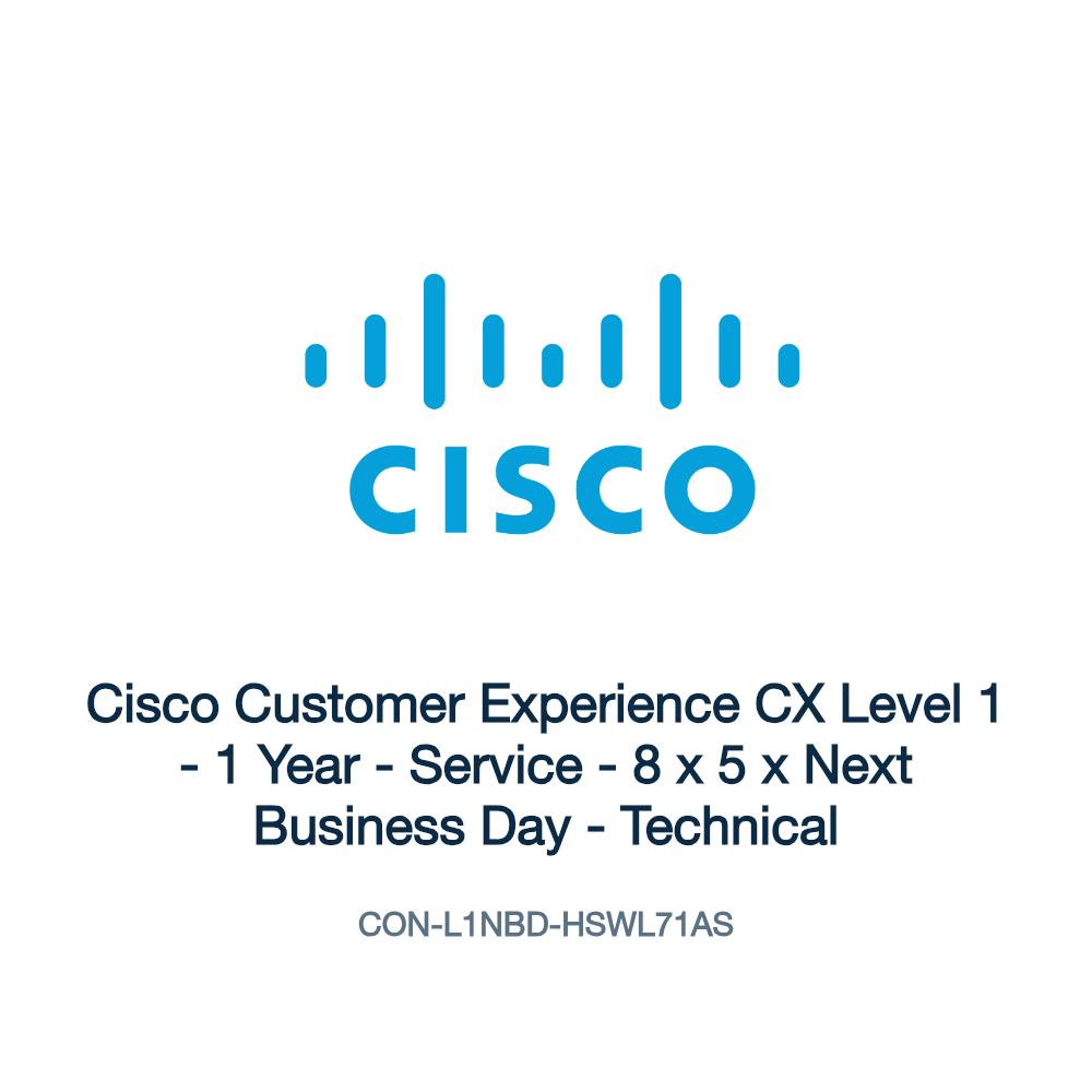 CON-L1NBD-HSWL71AS: Cisco Customer Experience CX Level 1
