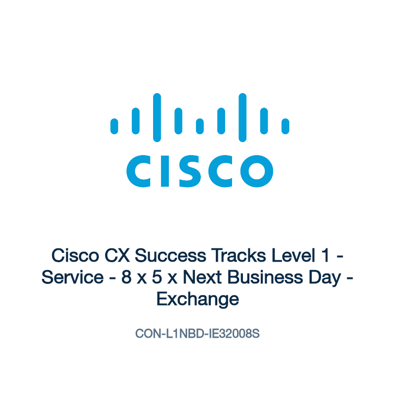 CON-L1NBD-IE32008S: Cisco CX Success Tracks Level 1