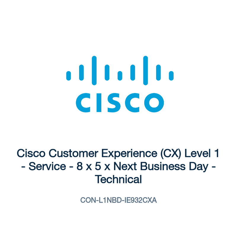 CON-L1NBD-IE932CXA: Cisco Customer Experience (CX) Level 1