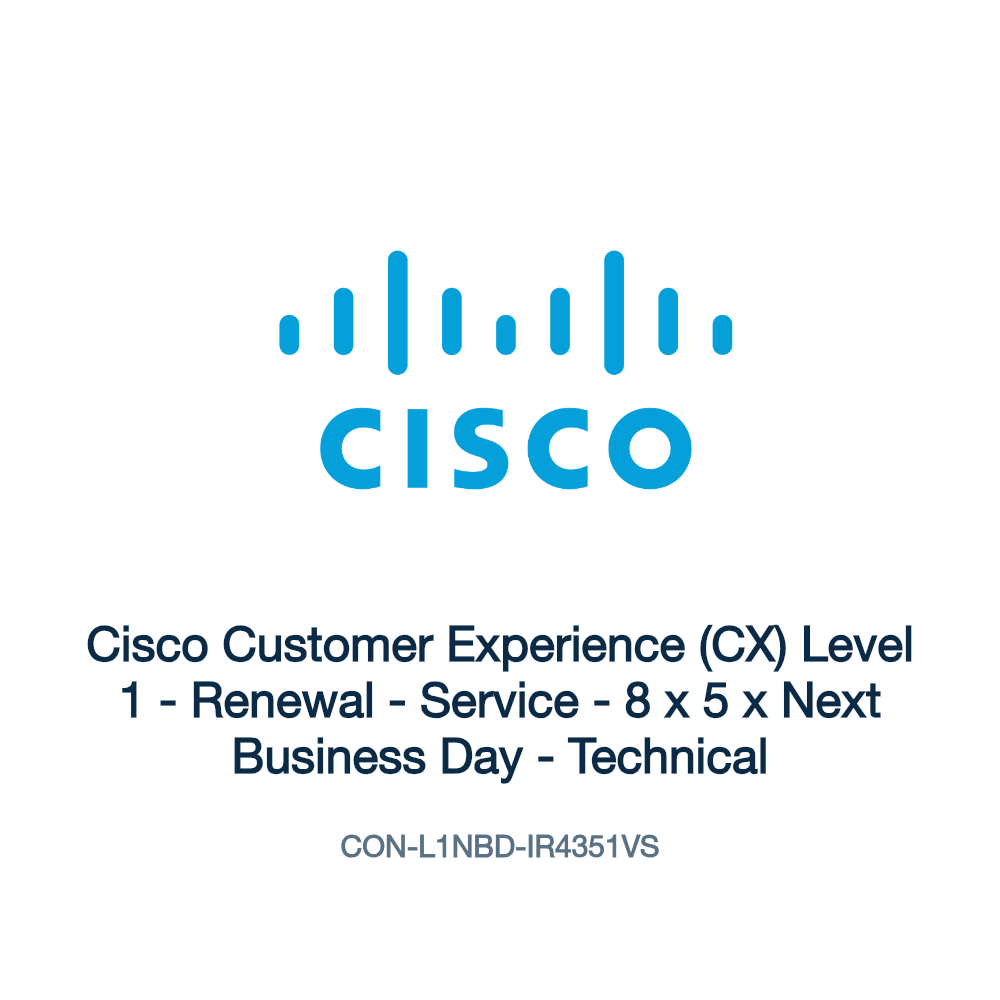 CON-L1NBD-IR4351VS: Cisco Customer Experience (CX) Level 1