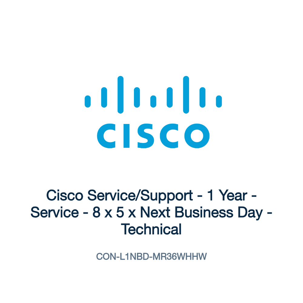 CON-L1NBD-MR36WHHW: Cisco Service/Support