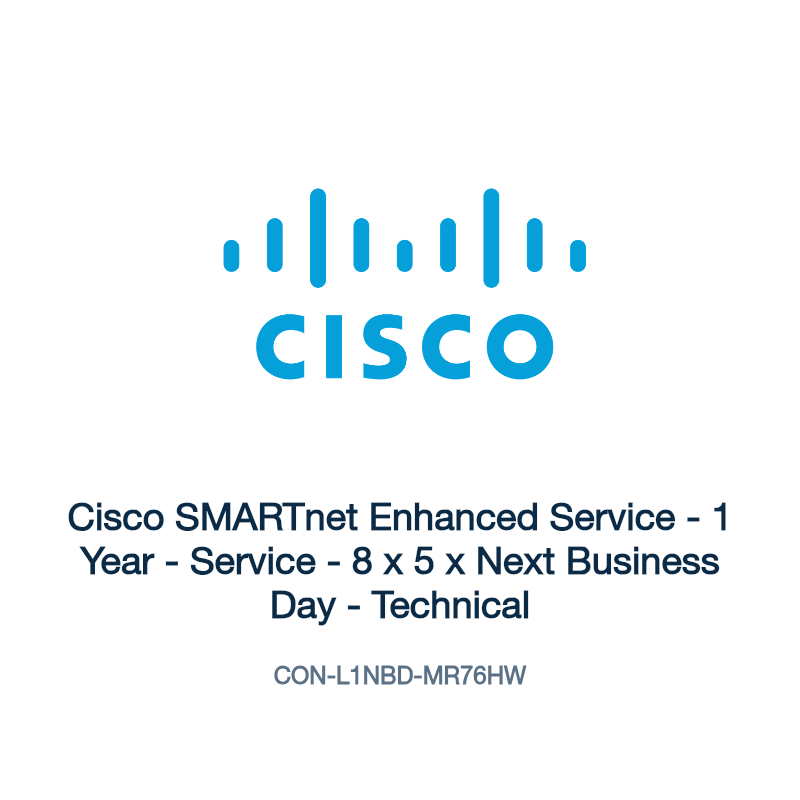 CON-L1NBD-MR76HW: Cisco SMARTnet Enhanced Service
