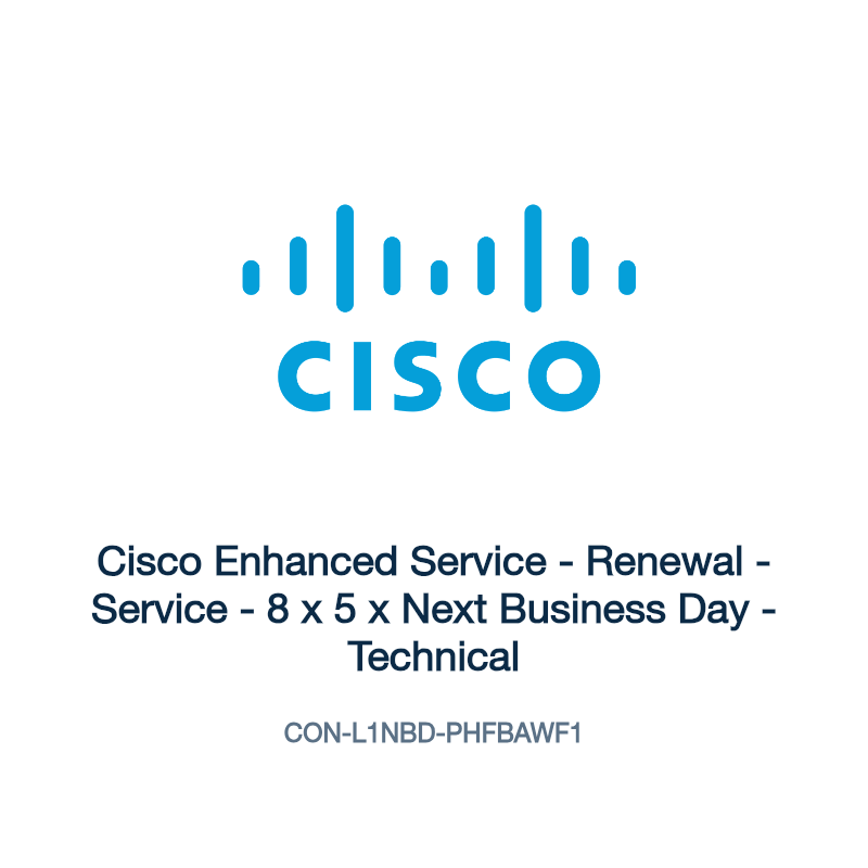 CON-L1NBD-PHFBAWF1: Cisco Enhanced Service