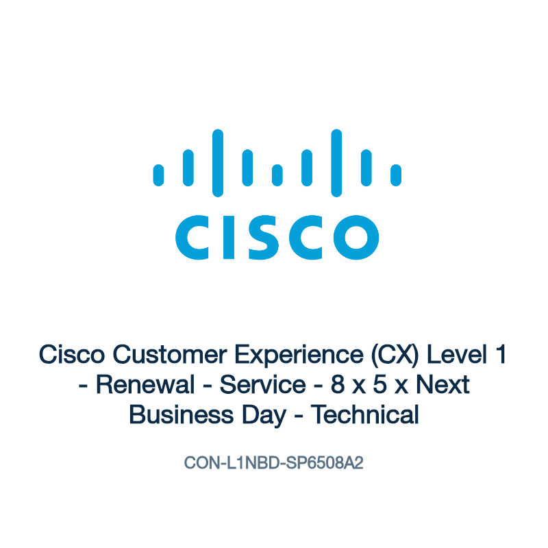 CON-L1NBD-SP6508A2: Cisco Customer Experience (CX) Level 1