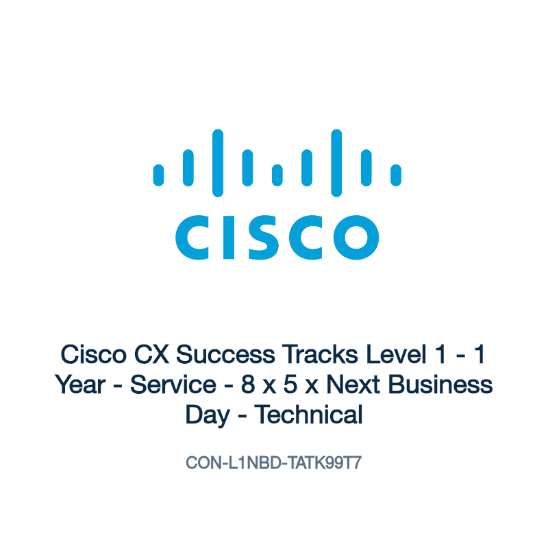 CON-L1NBD-TATK99T7: Cisco CX Success Tracks Level 1
