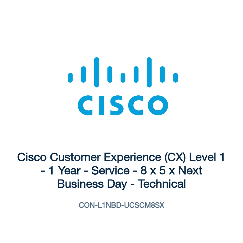 CON-L1NBD-UCSCM8SX: Cisco Customer Experience (CX) Level 1