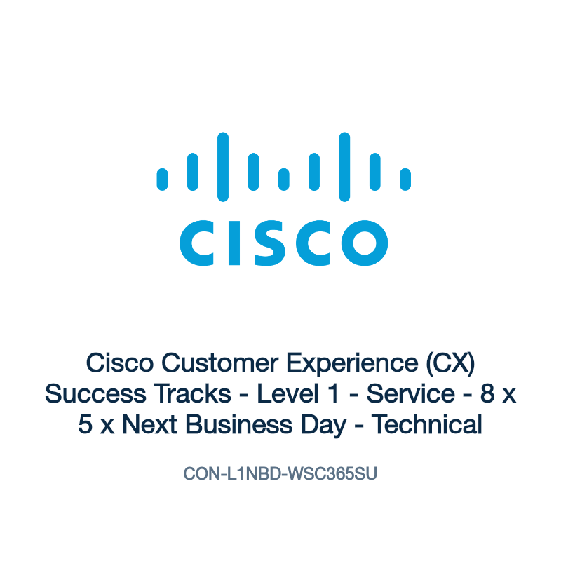 CON-L1NBD-WSC365SU: Cisco Customer Experience (CX) Success Tracks
