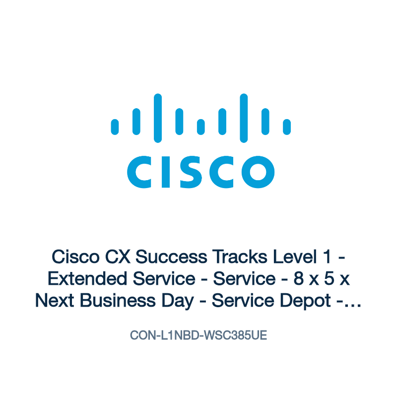 CON-L1NBD-WSC385UE: Cisco CX Success Tracks Level 1