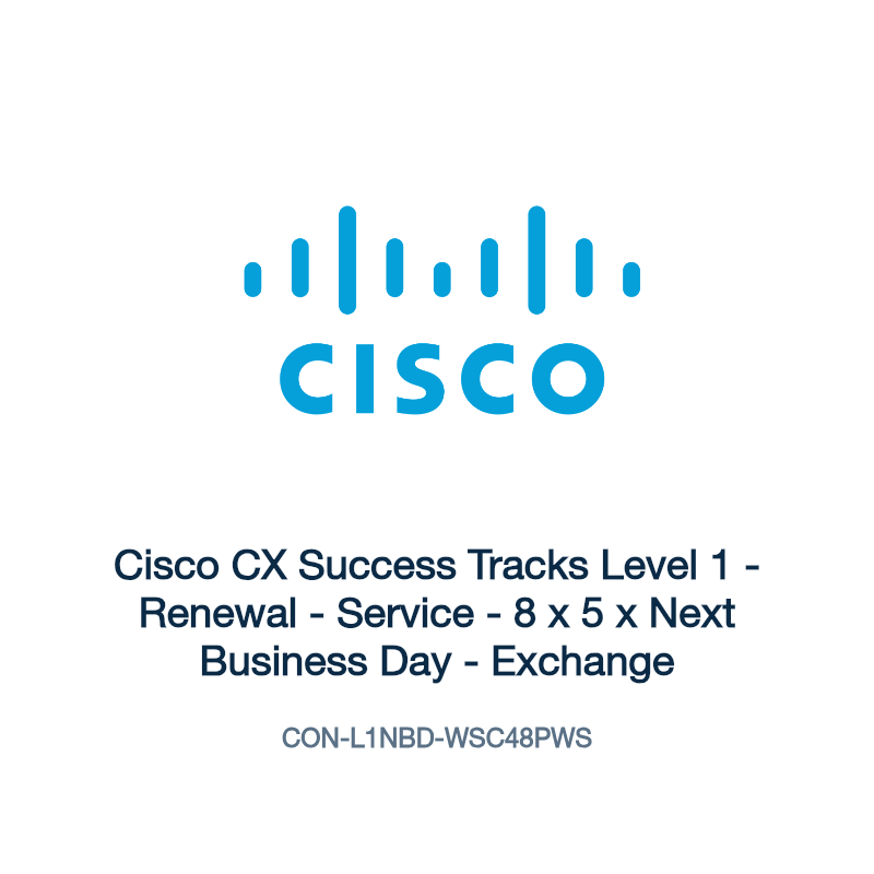 CON-L1NBD-WSC48PWS: Cisco CX Success Tracks Level 1