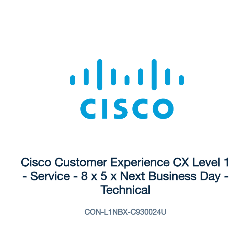 CON-L1NBX-C930024U: Cisco Customer Experience CX Level 1