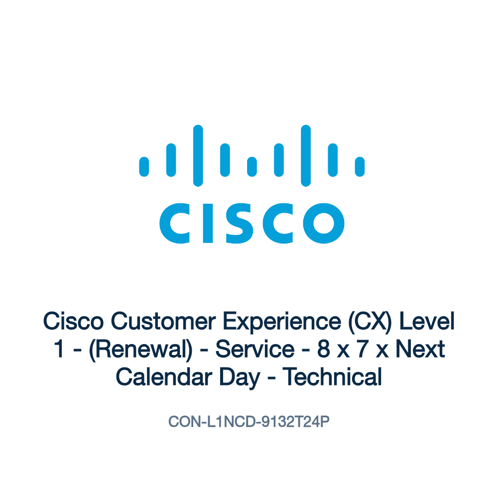 CON-L1NCD-9132T24P: Cisco Customer Experience (CX) Level 1