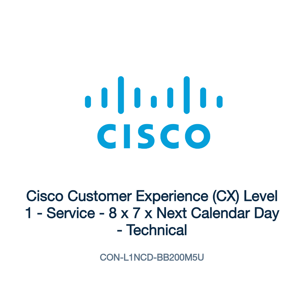 CON-L1NCD-BB200M5U: Cisco Customer Experience (CX) Level 1