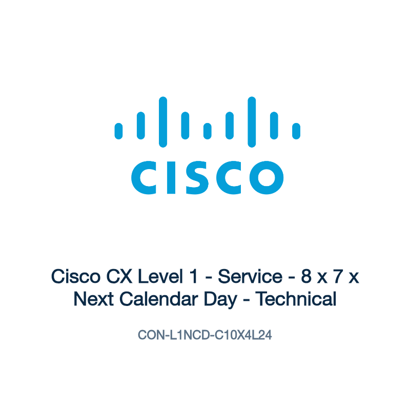 CON-L1NCD-C10X4L24: Cisco CX Level 1