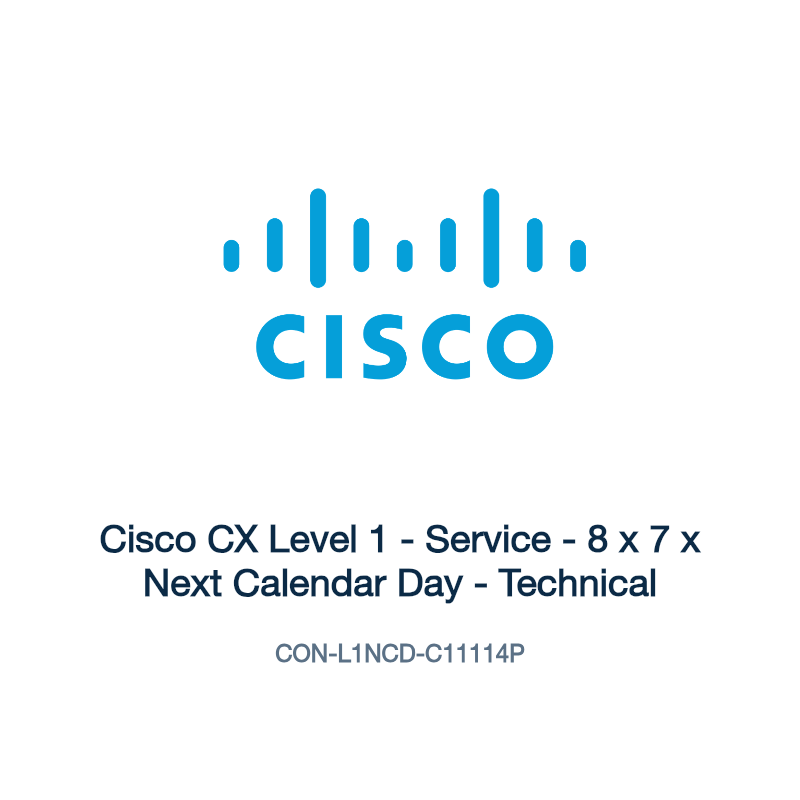CON-L1NCD-C11114P: Cisco CX Level 1